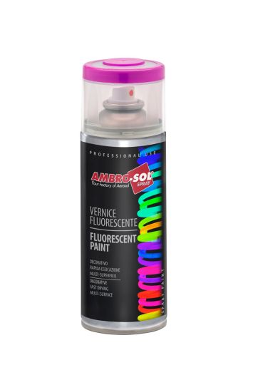 VERNICE SPRAY EFFETTO FLUORESCENTE 400 ML - COL. VERDE AMBRO-SOL 